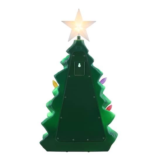 24" Outdoor Lit Blow Mold Tree